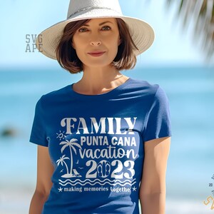 Family Punta Cana Vacation 2023 Making Memories Together SVG PNG, Beach Vibes Svg, Ocean Vacation Svg, Family Trip Svg, Punta Cana 2023 Svg