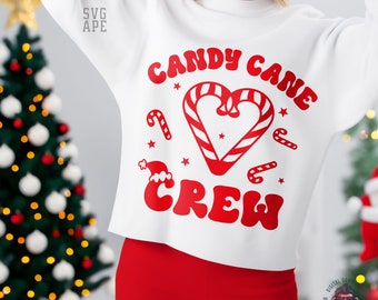 Christmas Crew SVG PNG, Candy Cane Crew, Christmas Crew Svg, Candy Cane Svg, Merry Christmas Svg, Christmas Shirt Svg, Christmas Svg