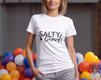 Salty Beach SVG PNG | Salty | Ocean | Cricut Cut File | Instant Download | Summer 2026