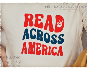 Read Across America SVG PNG | Reading | Book Worm | Cricut Cut File | Instant Download