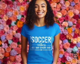 Soccer Vibes SVG PNG | Football | Soccer Ball | Cricut Cut File | Instant Download