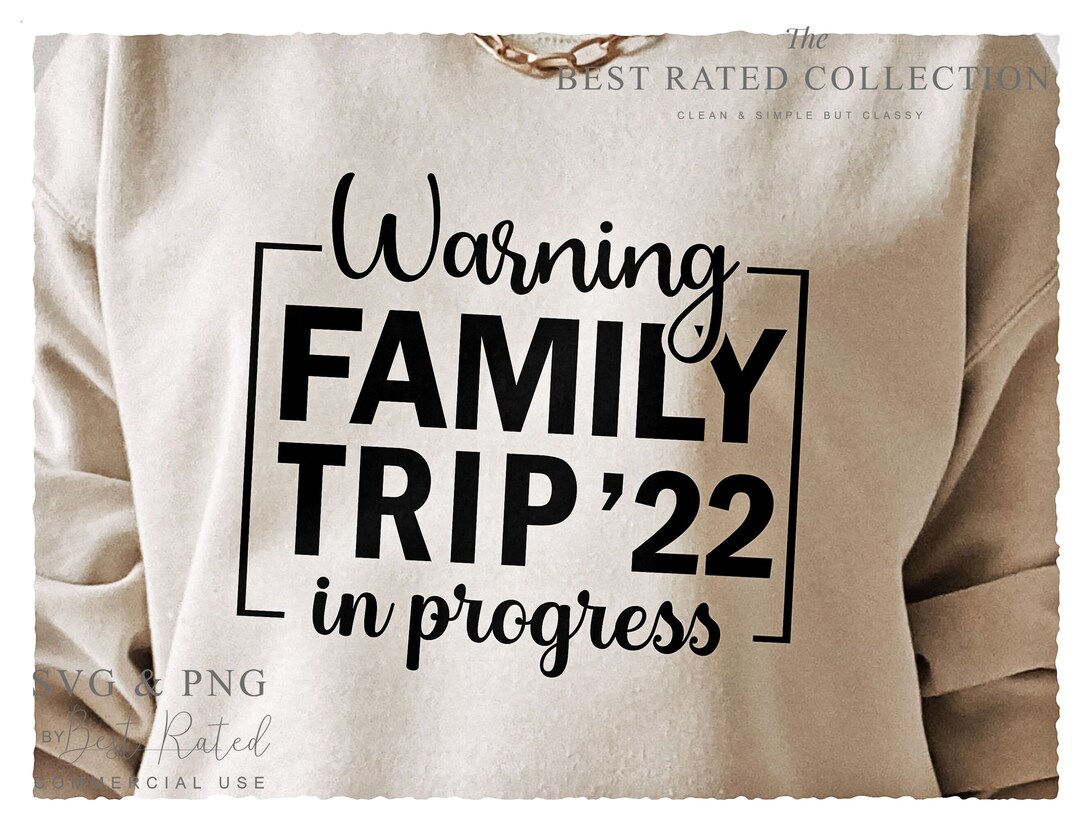 Warning Family Trip in Progress SVG PNG | 2026 Svg | Cousin Crew Svg ...