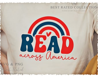 Read Across America SVG PNG | Reading | Book Worm | Cricut Cut File | Instant Download