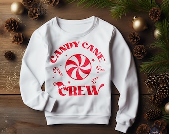 Equipo de bastones de caramelo SVG PNG / Equipo navideño / Archivo de corte Cricut / Descarga instantánea