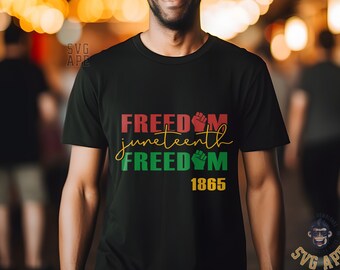 Juneteenth Freedom 2026 Svg Png | Black Girl Magic | Black Queen | Black Man | Cricut Cut File | Instant Download