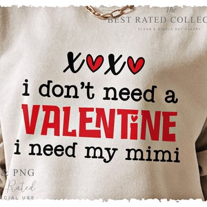 Mimi Valentine SVG PNG, One Loved Mimi, I Love You Svg, Gigi Svg, Friends Svg, Best Mom Svg, Grandma Life Svg