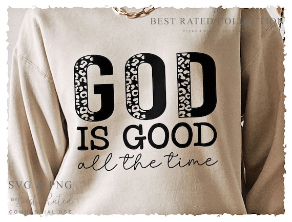 God Is Good SVG PNG | Love Like Jesus | Jesus Loves You | Jesus Cross | Cricut Cut File | Instant Download | Christian Gift