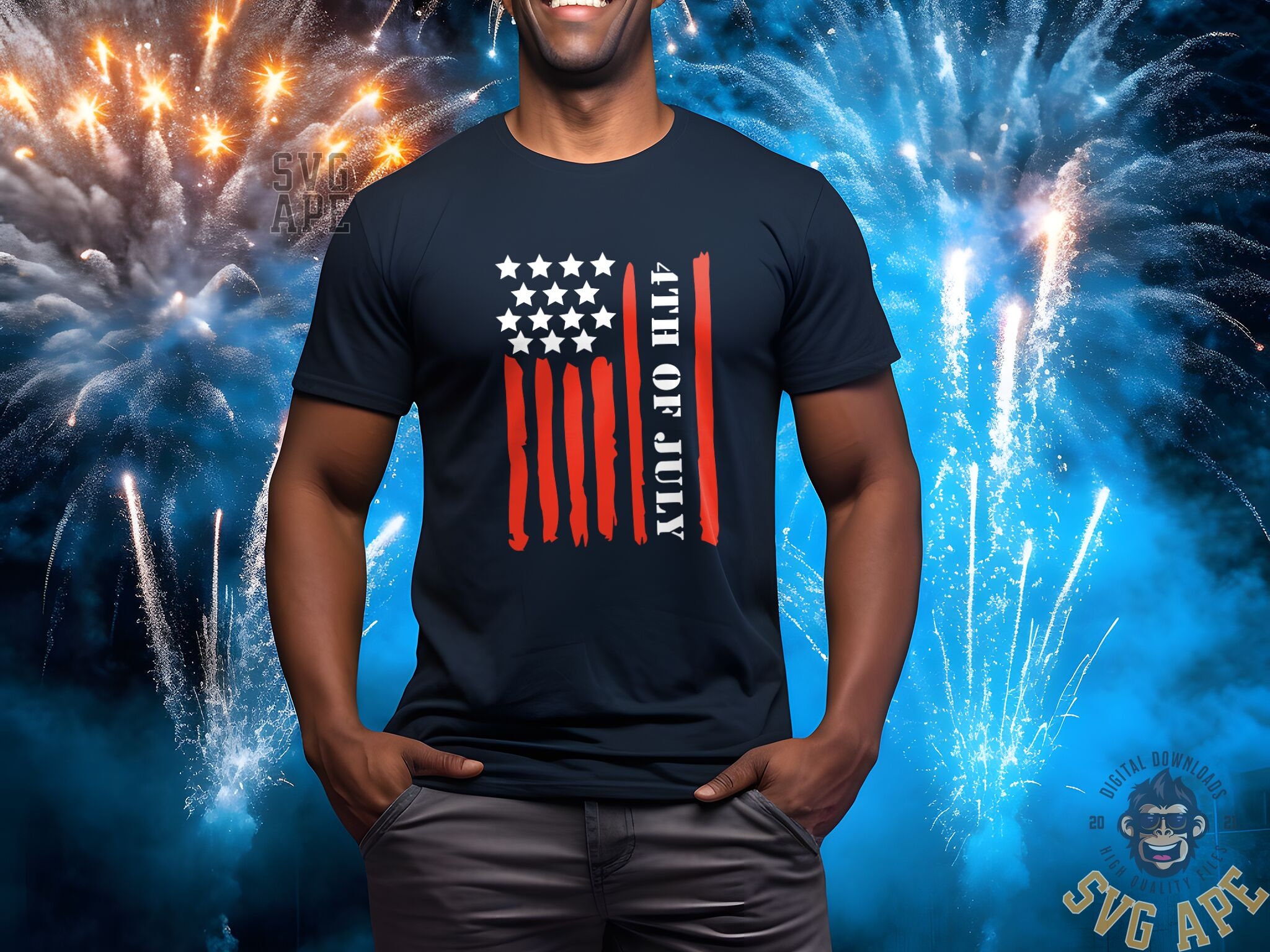 American Flag SVG PNG | 4th of July Flag | Independence Day | Cricut ...