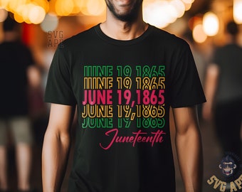 Juneteenth SVG PNG, Juneteenth 1865, Juneteenth Shirt Svg, Juneteenth Svg, 1865 Svg, Black History Svg, African American Svg, Juneteenth Png