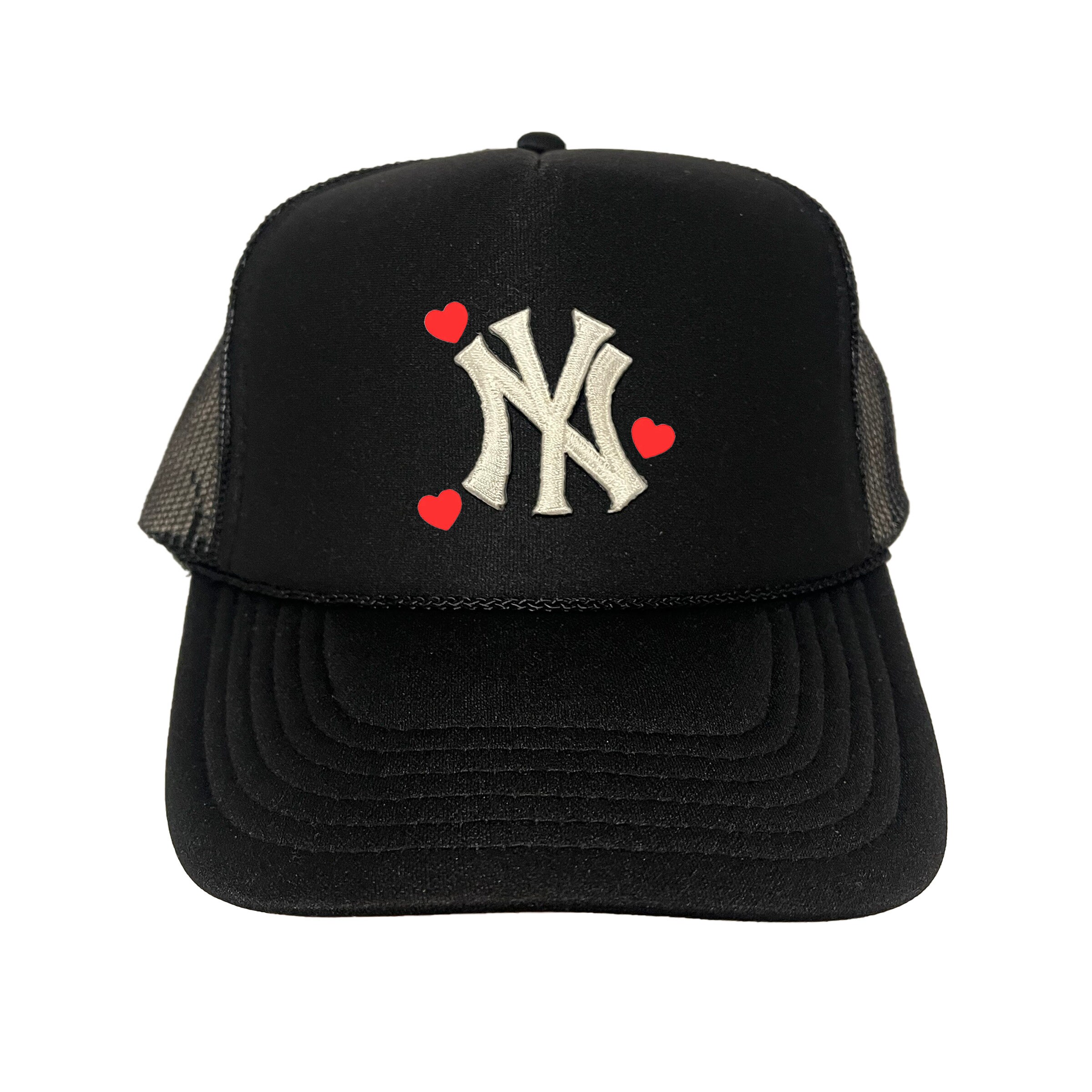 New York Yankees Hearts Trucker Hat 