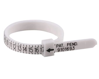Adjustable Ring Sizer, Ring Sizer, US Ring Sizer, Ring Multisizer, Adjustable Ring Sizer, Half and Half Sizes, Ring Sizing Tool, Flexible