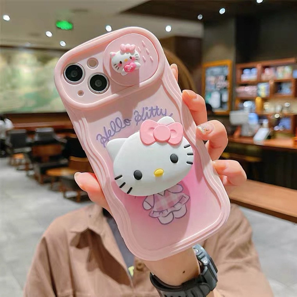 Cute Cartoon Kitty Phone Case Iphone Case Iphone 13 iphome - Etsy