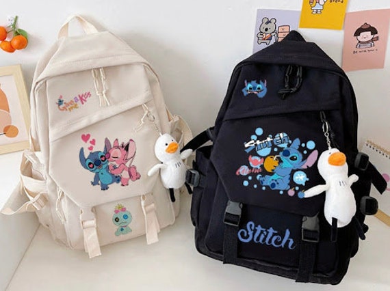 Cute Cartoon Stitch School Bags Backpack 