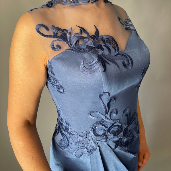 Lace Evening Dress Etsy