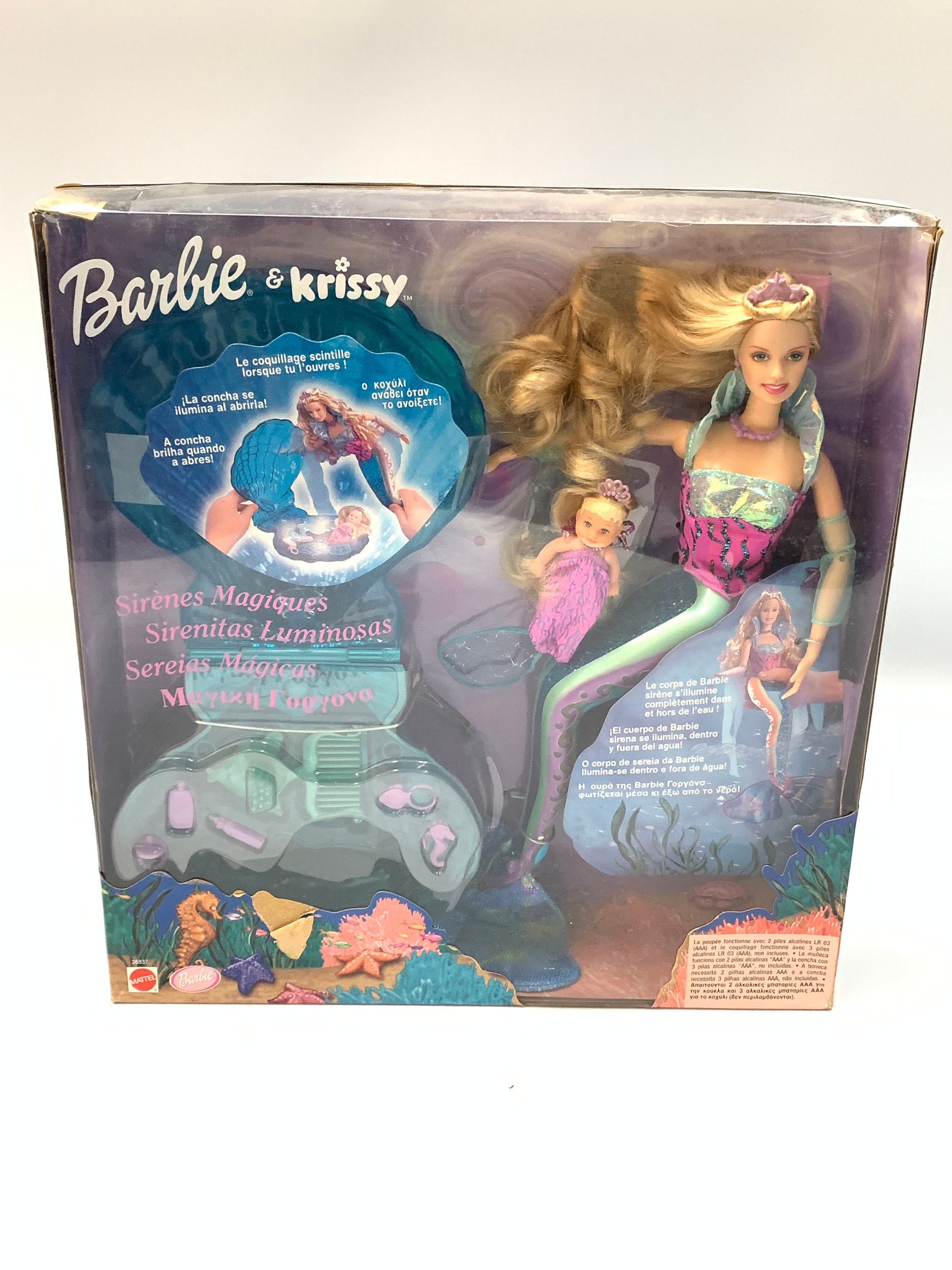 Magical Mermaids Barbie & Krissy Doll Set LIGHTS - Etsy España Magical Mermaids Barbie & Krissy Doll Set LIGHTS - Etsy España