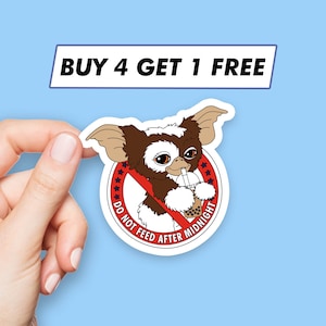 Gizmo Boba Tea Sticker Gremlins Meme Stickers Laptop Stickers Aesthetic Stickers Computer Stickers Waterbottle Stickers Laptop Decals