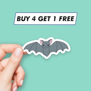 Cartoon Bat Sticker Cute Halloween Stickers Laptop Stickers Aesthetic Stickers Computer Stickers Water Bottle Stickers Laptop Decals