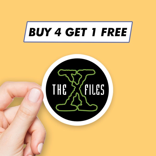 X-Files Logo Sticker Space Alien Stickers Laptop Stickers Aesthetic Stickers Computer Stickers Waterbottle Stickers Laptop Decals