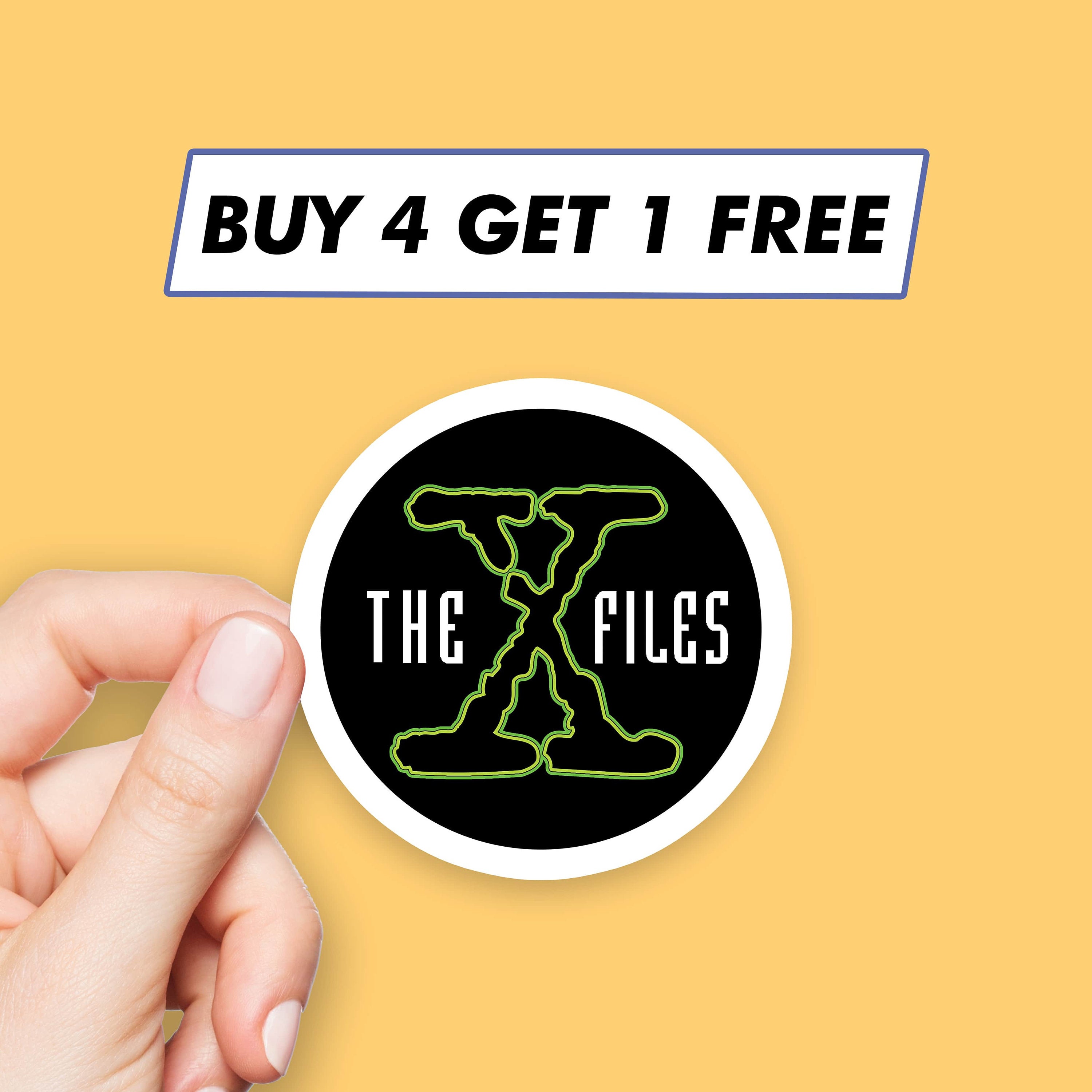 Xfiles Logo Sticker Space Alien Stickers Laptop Stickers Etsy