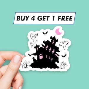 Horror Castle Sticker Gothic Architecture Stickers Laptop Stickers Aesthetic Stickers Computer Stickers Waterbottle Stickers Laptop Decals