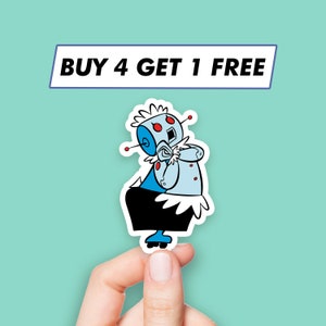 Funny Rosie Robot Sticker Jetsons Anime Stickers Laptop Stickers Aesthetic Stickers Computer Stickers Water Bottle Stickers Laptop Decals