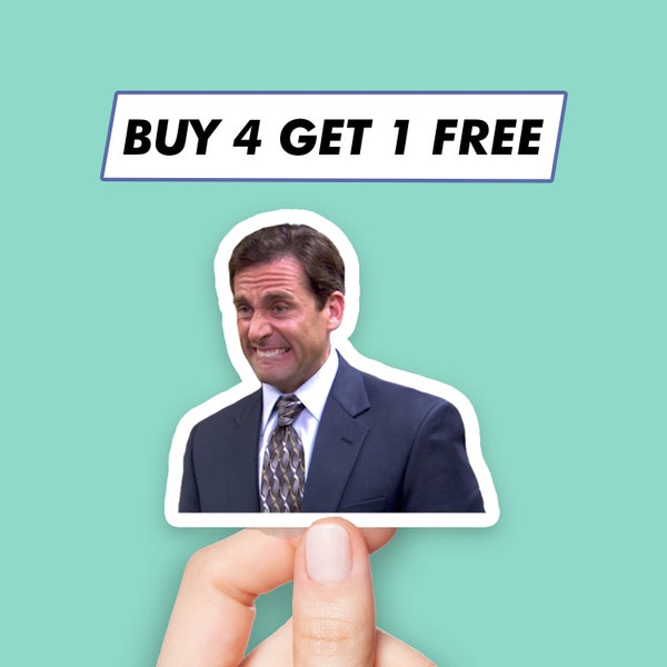 Michael Scott Meme Sticker The Office Tv Show Stickers Laptop Stickers Aesthetic Stickers Computer Stickers Water Bottle Stickers