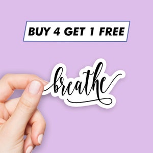 Positive Atem Aufkleber Motivationszitat Aufkleber Laptop Aufkleber Ästhetische Aufkleber Computer Aufkleber Wasserflasche Aufkleber Laptop Aufkleber