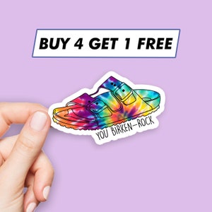 Hippie Birkenrock Aufkleber Trippy Spruch Aufkleber Laptop Aufkleber Ästhetische Aufkleber Computer Aufkleber Wasserflasche Aufkleber Laptop Aufkleber