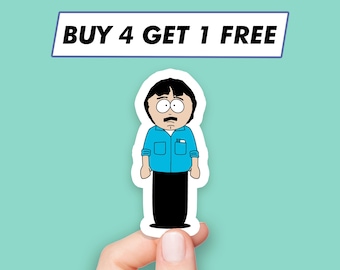 Randy Name Sticker Randy Marsh Stickers - Etsy
