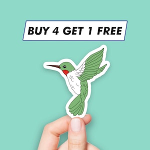 Pegatinas de colibrí, pájaros tribales, pegatinas para portátil, pegatinas estéticas, pegatinas para computadora, pegatinas para botellas de agua, calcomanías para portátil.