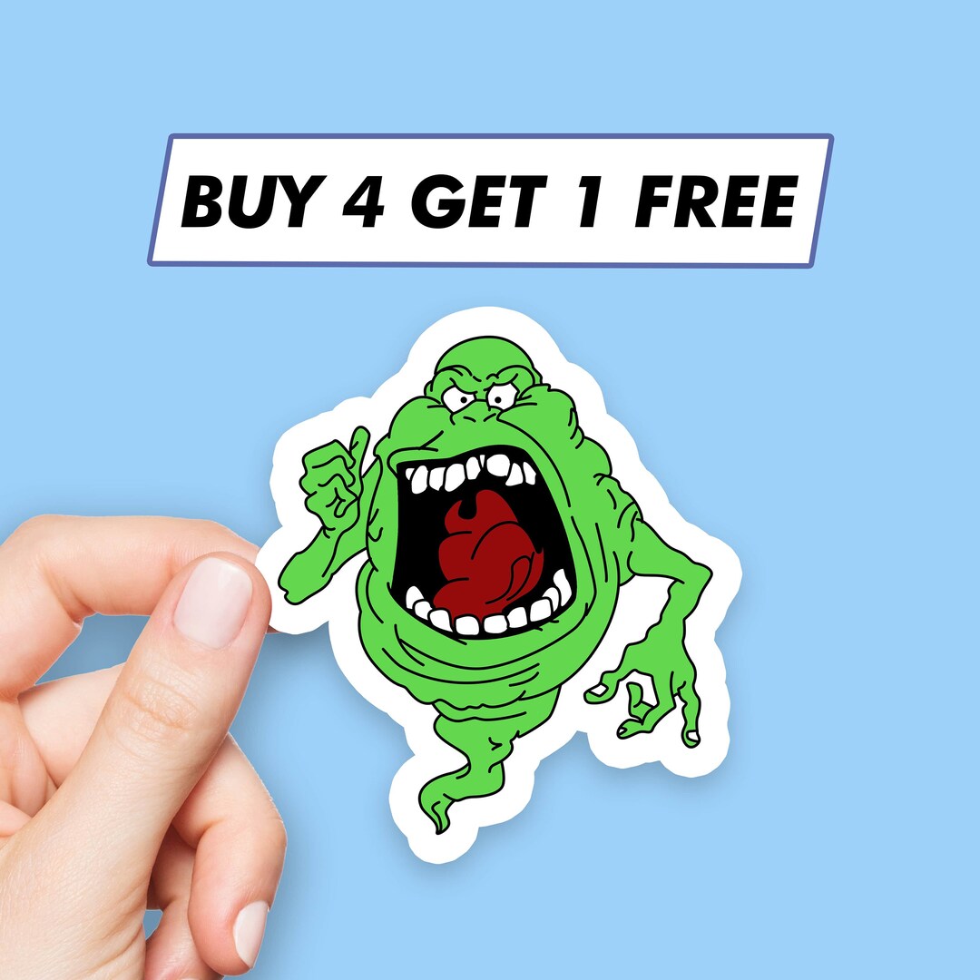 Slimer Sticker Ghostbusters Slimer Sticker Cute Ghost Stickers Laptop Stickers ...