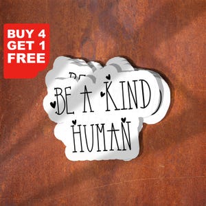 Be Kind Aufkleber Laptop Aufkleber, Inspiration für Wasserflaschen und Laptops, lustige Aufkleber Tumbler, Kindness Be Kind Aufkleber