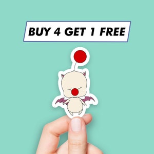 Fairy Moogle Sticker Koala Cartoon Stickers Laptop Stickers Aesthetic Stickers Computer Stickers Water Bottle Stickers Laptop Decals