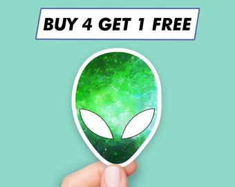 Et Alien Sticker Galaxy Space Stickers Laptop Stickers Aesthetic Stickers Computer Stickers Waterbottle Stickers Laptop Decals