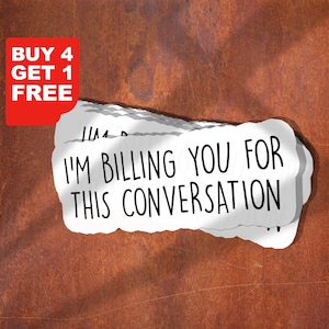 Sticker conversation, Sticker introverti, Stickers sarcastiques, Sticker pour ordinateur portable, Inspiration pour les bouteilles d'eau
