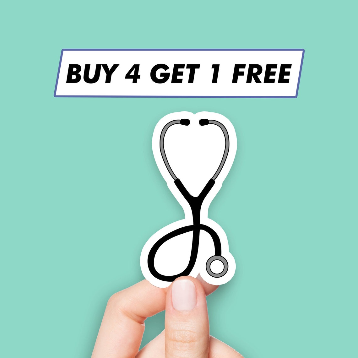 Stethoscope Emoji Sticker Heart Symbol Stickers Laptop Etsy