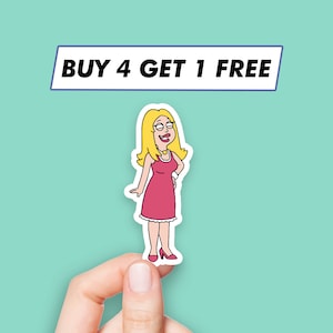 Coole Francine Smith-sticker spion cartoonstickers laptopstickers esthetische stickers computerstickers waterflesstickers laptopstickers