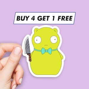 Kuchi Kopi Knife Meme Sticker Cute But Psycho Kuchi Kopi Stickers Laptop Stickers Aesthetic Stickers Computer Stickers Water Bottle Stickers