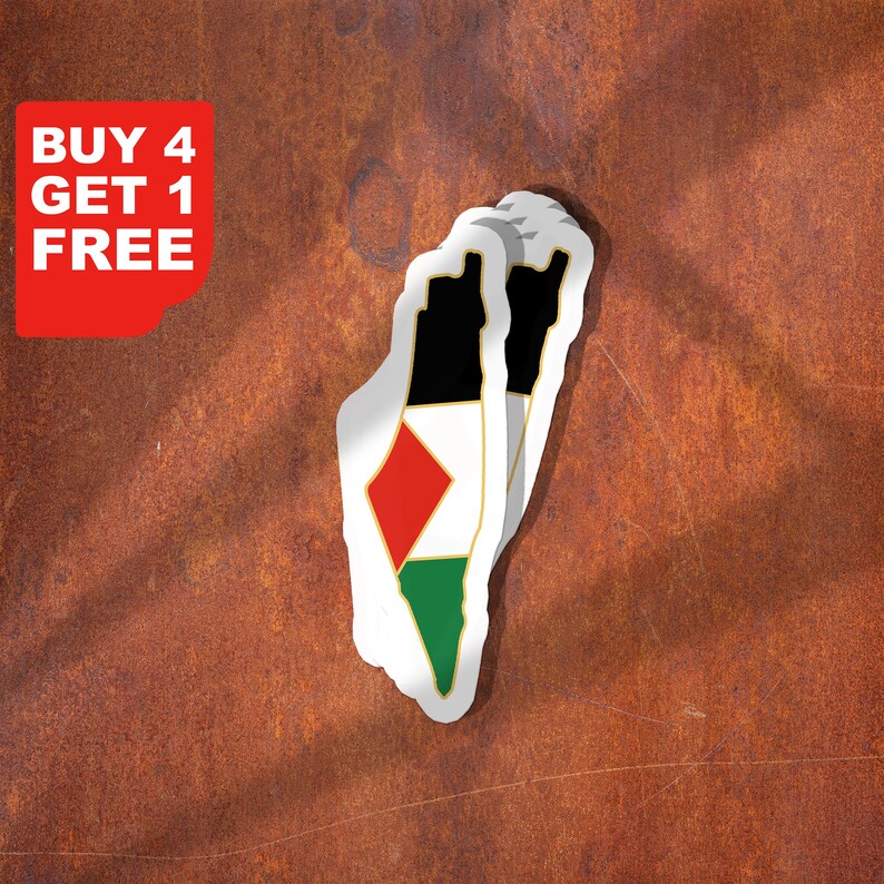 Palestine Flag Sticker Free Palestine Protest Stickers Pack Waterbottle Tumbler Decal Bundle Sticker Aesthetic Pack Vinyl-Car-Stickers image 8