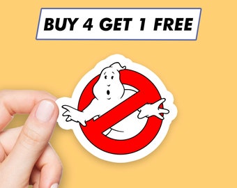 Ghostbusters Logo Sticker Ghost Cartoon Stickers Laptop Stickers Aesthetic Stickers Computer Stickers Waterbottle Stickers Laptop Decals