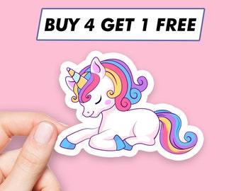 Unicorn Baby Sticker Fantasy Creature Stickers Laptop Stickers Aesthetic Stickers Computer Stickers Waterbottle Stickers Laptop Decals