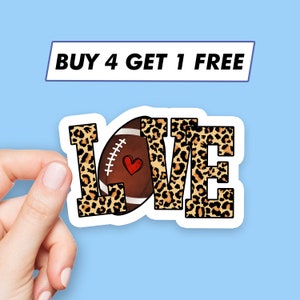 American Football Liefdessticker Stickers sportcitaten Laptopstickers Esthetische stickers Computerstickers Stickers waterfles