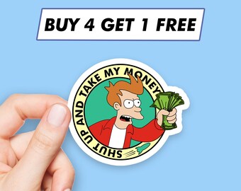 Shut Up Philip Fry Sticker Planet Express Anime Stickers Etsy Shut Up Philip Fry Sticker Planet Express Anime Stickers Etsy