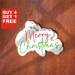 Merry Christmas Stickers, Christmas Family Funny Laptop Stickers, Happy Holidays Stickers, Merry Xmas Laptop Decals, Christmas Decal