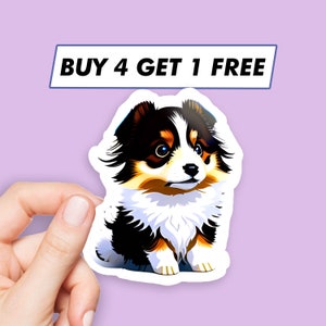 Cute Shetland Sticker Dog Puppy Stickers Laptop Stickers Aesthetic Stickers Computer Stickers Waterbottle Stickers Laptop Decals