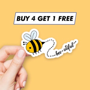 Adesivo carino e bellissimo Adesivi con citazione di Bumble Bee Adesivi per laptop Adesivi estetici Adesivi per computer Adesivi per bottiglia d'acqua Decalcomanie per laptop