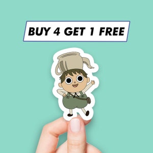 Cute Gregory Sticker Adventure Cartoon Stickers Laptop Stickers Aesthetic Stickers Computer Stickers Water Bottle Stickers Laptop Decals