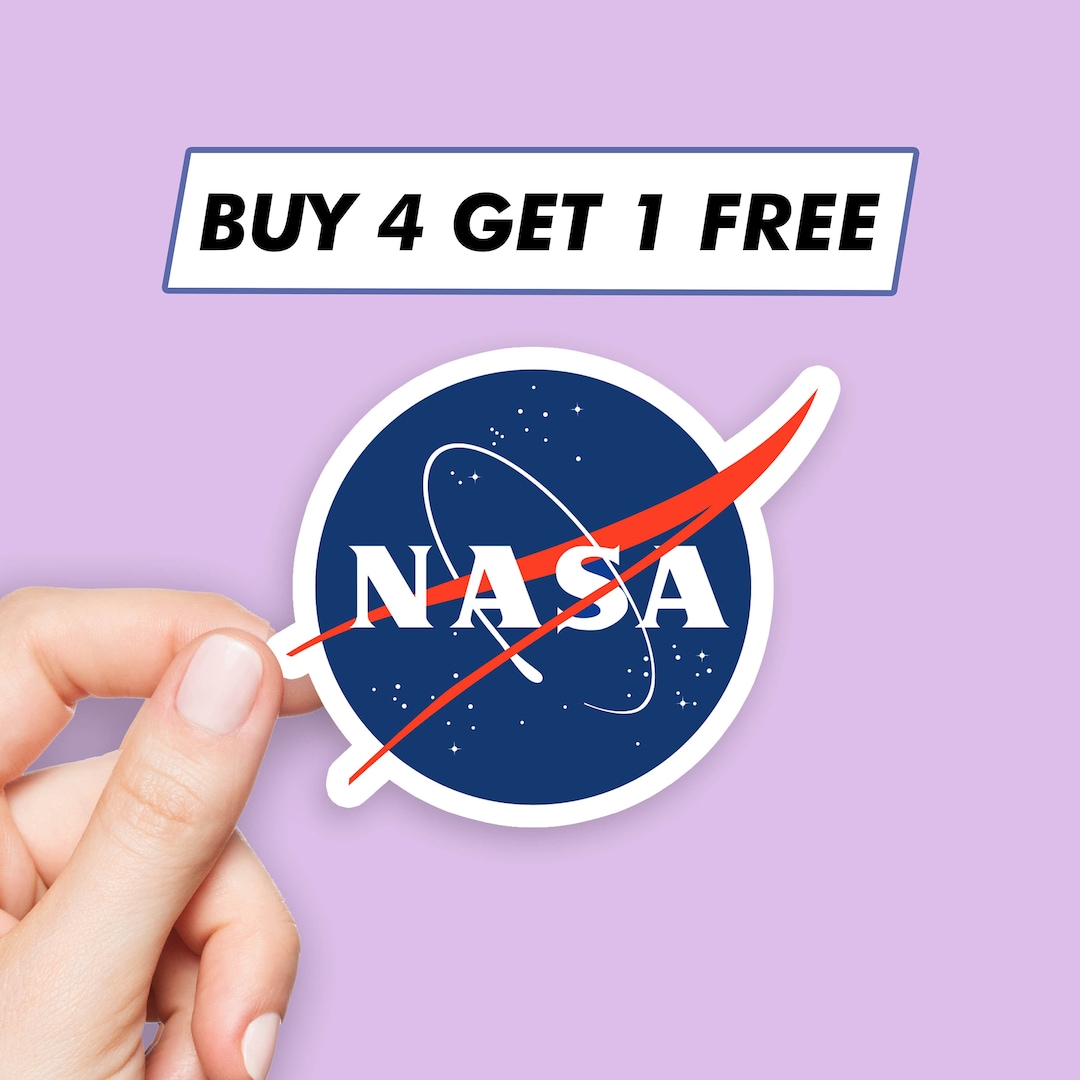 Nasa Logo Sticker Coonnnnl Space Stickers Laptop Stickers Aesthetic ...