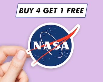 Nasa Logo Sticker Coonnnnl Space Stickers Laptop Stickers Aesthetic Stickers Computer Stickers Water Bottle Stickers Laptop Decals