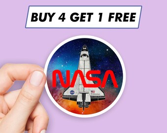 Nasa Rocket Sticker Adventure Space Stickers Laptop Stickers Aesthetic Stickers Computer Stickers Waterbottle Stickers Laptop Decals